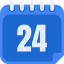 Dia 24 Dia 24 Numero 24 Icono