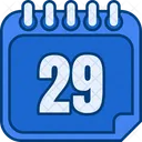 Dia 29 Dia 29 Numero 29 Icono