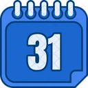 Dia 31 Dia 31 Numero 31 Icono