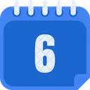 Dia 6 Dia 6 Numero 6 Icono