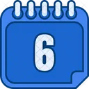 Dia 6 Dia 6 Numero 6 Icono