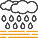 Dia Chuvoso Dia De Precipitacao Tempo Chuvoso Ícone