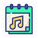 Dia Da Musica Musica Data Icon