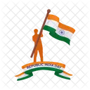 India Bandeira Independencia Icon