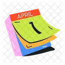 Dia de abril  Ícone
