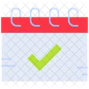 Dia De Checkout Calendarios Data Icon