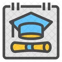 Día de graduación  Icono