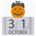 Dia De Halloween Octubre Mes Icono