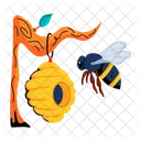 Dia de la abeja  Icono