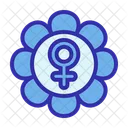 Flor Feminismo Naturaleza Icon