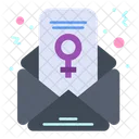 Correo Electronico Del Dia De La Mujer Chat De Feminismo Dia De La Mujer Icono