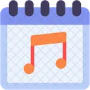 Musica Calendario Hora Y Fecha Icon