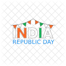 Día de la república india  Icono