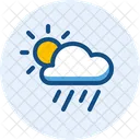 Día de lluvia intensa  Icono