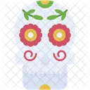 Dia De Muertos Mexico Skulls Icon