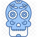 Dia De Muertos Mexico Skulls Icon