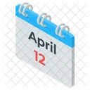 Calendario Anuario Recordatorio Icono
