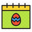 Dia De Pascua Huevo Felices Pascuas Icono