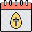 Dia De Pascua Temporada De Primavera Semana Santa Icono