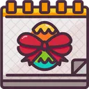 Dia De Pascua Huevo De Pascua Celebracion Icono