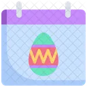 Calendario Pascua Calendario Icono