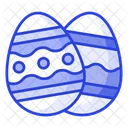Dia De Pascua Huevos Icono