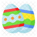 Dia De Pascua Huevos Icono