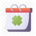 Dia De San Patricio Calendario Irlandes Icono