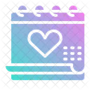 Fecha Calendario Corazon Icon