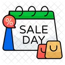 Dia De Venta Dia De Oferta Dia De Trato Icono