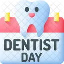 Dia Del Dentista Estomatologo Dientes Sanos Icono