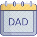 Cita Calendario Dia Del Padre Icono