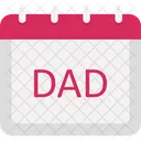 Cita Calendario Dia Del Padre Icono