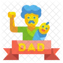 Dia Del Padre Papa Celebracion Icono