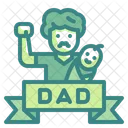 Dia Del Padre Papa Celebracion Icono