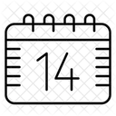 Calendario Data E Hora Programacao Ícone
