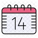 Calendario Data E Hora Programacao Ícone