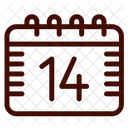 Calendario Data E Hora Programacao Ícone