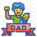 Dia Dos Pais Pai Celebracao Ícone