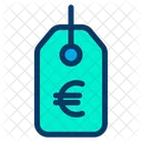 Euro Etiqueta Rotulo Icon