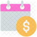 Calendario Dia Pagar Icono
