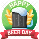 Dia Internacional De La Cerveza Dia Calendario Icono