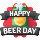 Dia Internacional De La Cerveza Dia Calendario Icono