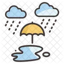 Clima Lluvia Lluvioso Icon