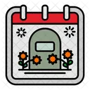 Memorial Dia Calendario Icon