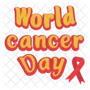 Dia Mundial Contra El Cancer Icono