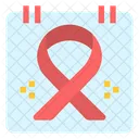 Dia Mundial Del Cancer Cinta Conciencia Icono