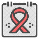 Dia Mundial Del Cancer Cinta Conciencia Icono