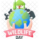 Dia Mundial Da Vida Selvagem Dia Evento Ícone