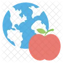 Apple Globo Mundo Icono